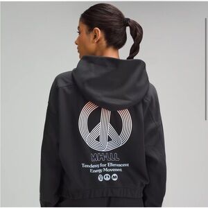 lululemon x MadHappy Black cropped hoodie